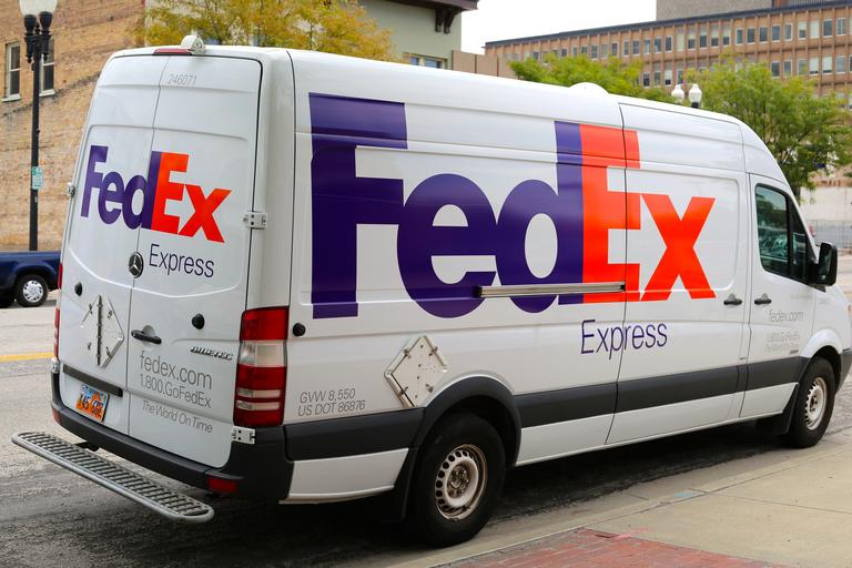 dodávka FedEx